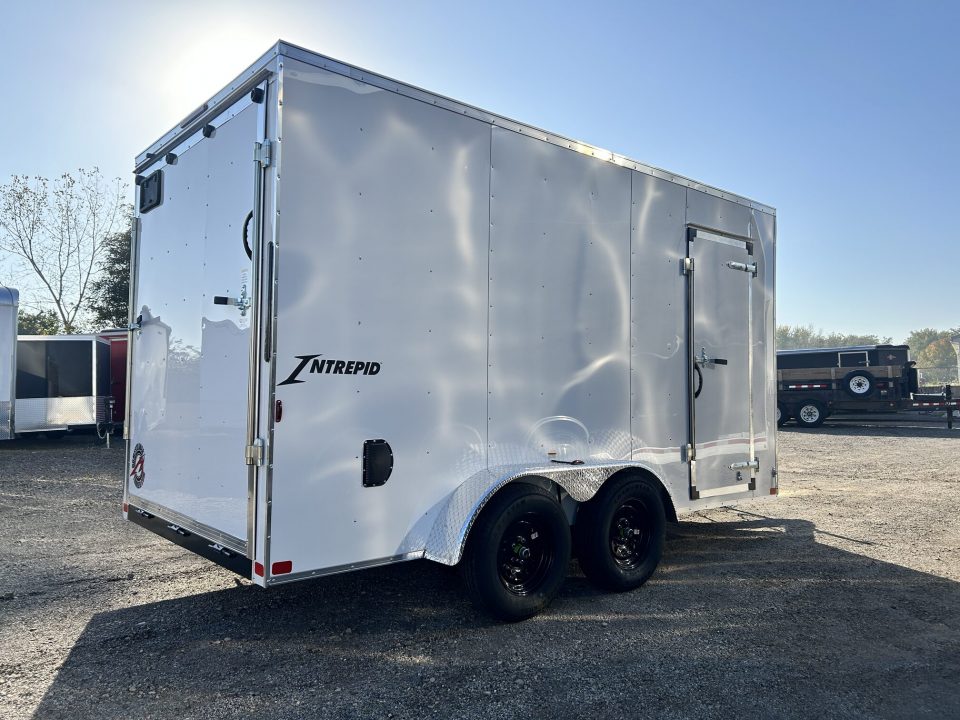 New 2027 Homesteader Trailer 7 X 14 FT INTREPID CARGO TRAILER 7 FT  INT HEIGHT RAMP DOOR 7K