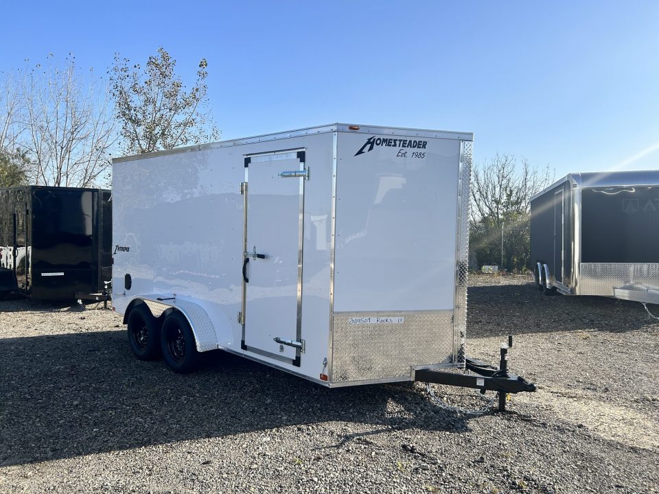 New 2027 Homesteader Trailer 7 X 14 FT INTREPID CARGO TRAILER 6 FT 6 IN INT HEIGHT BARN DOORS 7K