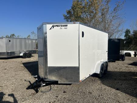 New 2027 Homesteader Trailer 7 X 14 FT INTREPID CARGO TRAILER 6 FT 6 IN INT HEIGHT BARN DOORS 7K