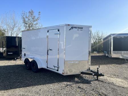 New 2027 Homesteader Trailer 7 X 14 FT INTREPID CARGO TRAILER 6 FT 6 IN INT HEIGHT BARN DOORS 7K