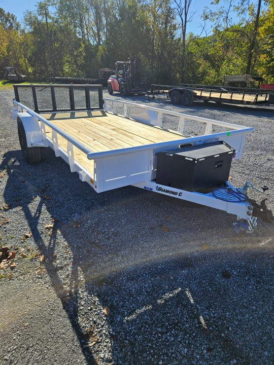 New 2027 Diamond C PSA106 Utility Trailer VENTURE , WORK LIGHTS, TOOL BOX