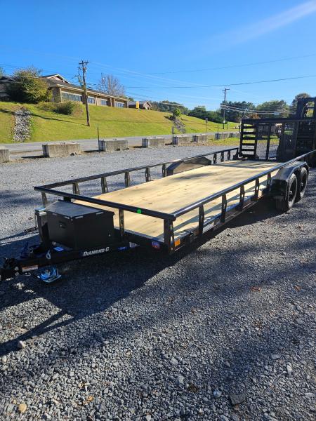 New 2027 Diamond C TUT206 Utility Trailer SPRING ASSIST TRACTOR GATE, TOOL BOX