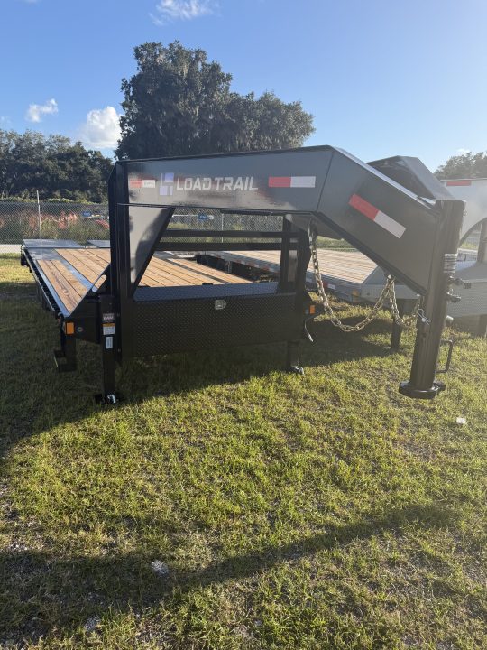New 2027 Load Trail GP0225072 Flatbed Trailer; Max Ramps/Steps; Jack Spring Loaded Drop Leg 2-10K