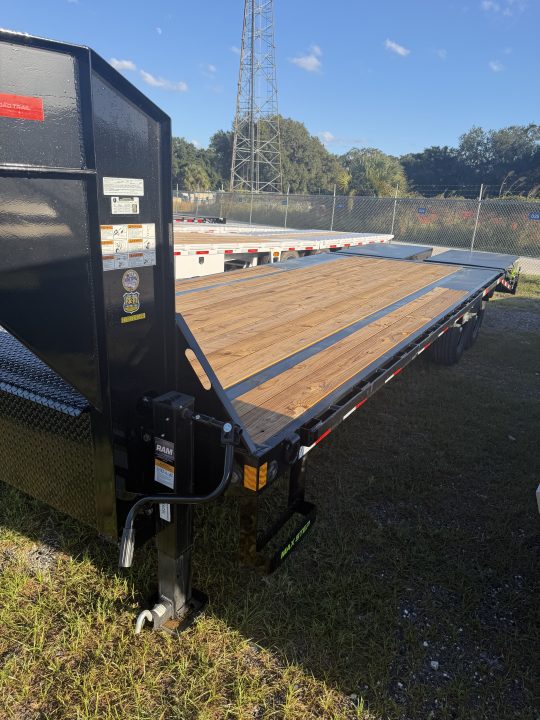 New 2027 Load Trail GP0225072 Flatbed Trailer; Max Ramps/Steps; Jack Spring Loaded Drop Leg 2-10K