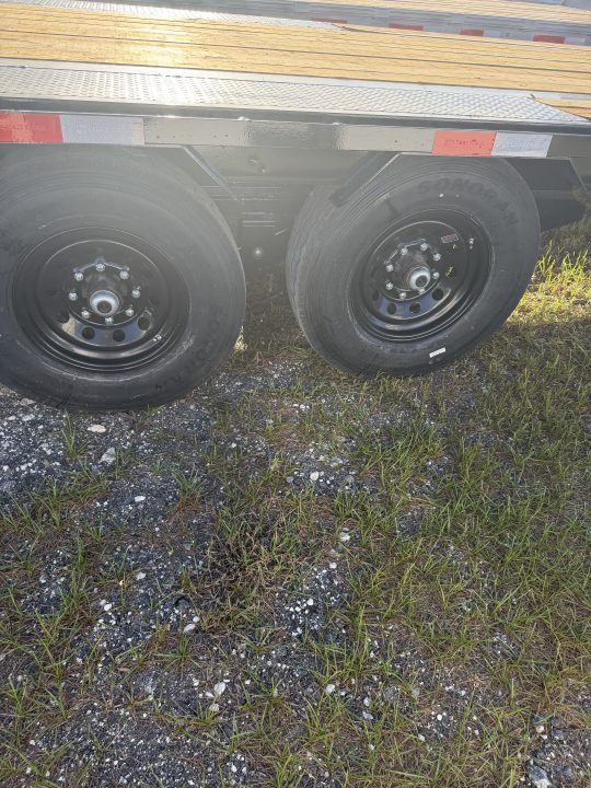 New 2027 Load Trail GP0225072 Flatbed Trailer; Max Ramps/Steps; Jack Spring Loaded Drop Leg 2-10K