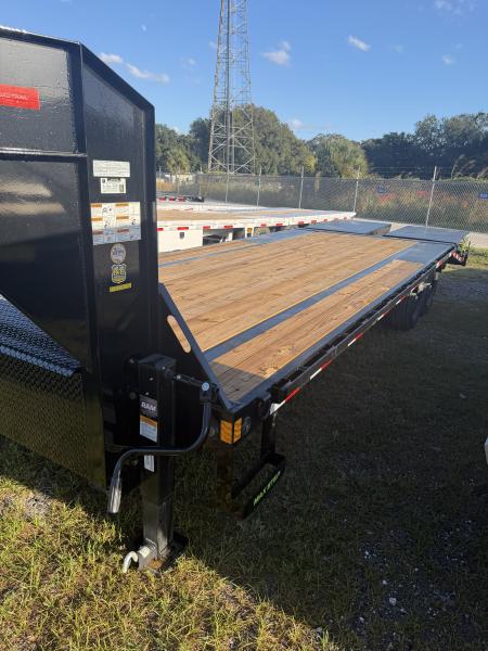 New 2027 Load Trail GP0225072 Flatbed Trailer; Max Ramps/Steps; Jack Spring Loaded Drop Leg 2-10K