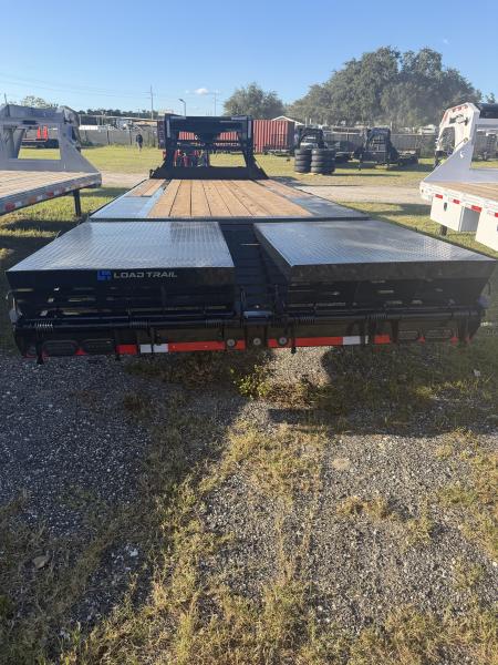 New 2027 Load Trail GP0225072 Flatbed Trailer; Max Ramps/Steps; Jack Spring Loaded Drop Leg 2-10K