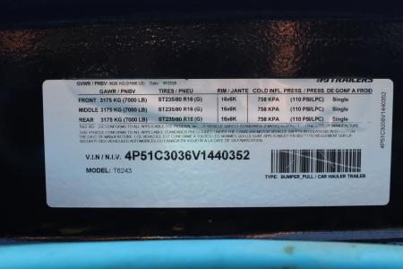 New 2027 7X24 PJ TILT EQUIPMENT TRAILER
