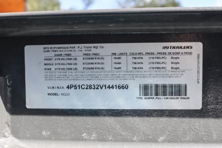 New 2027 7X24 PJ TILT EQUIPMENT TRAILER