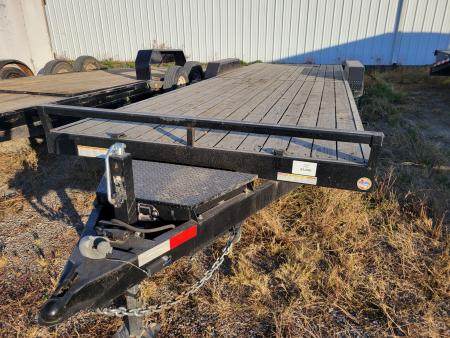 Used 2023 Sure-Trac 7x24+2 C-Channel Car Hauler