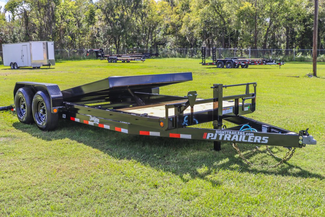 New 2027 7x20 PJ Tilt Deck Equipment Trailer