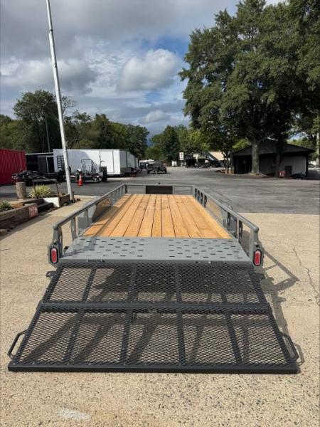 New 2027 Diamond C 83x20' Utility, Two 6K Axles, Bi-fold Ramp Gate TUT206