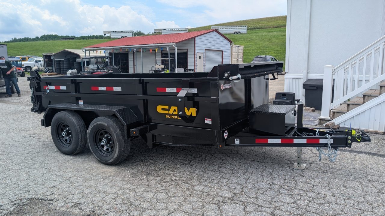 New 2027 CAM Superline 6x12 Lo Pro Standard Duty Equipment Dump Trailer