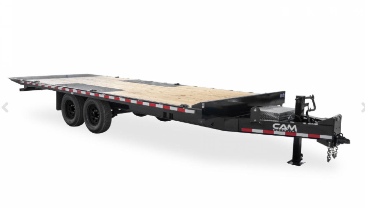 New 2027 CAM Superline 22' HD Deckover Full **POWER** Tilt Equipment Hauler