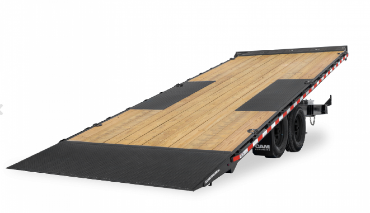 New 2027 CAM Superline 22' HD Deckover Full **POWER** Tilt Equipment Hauler
