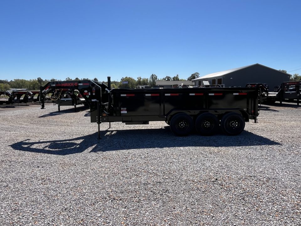 New 2027 MAXXD 83"X16' 21K Telescopic Gooseneck Dump Trailer