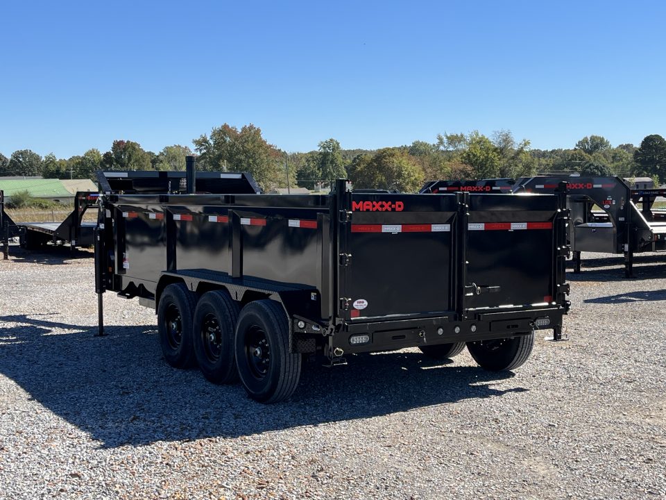 New 2027 MAXXD 83"X16' 21K Telescopic Gooseneck Dump Trailer