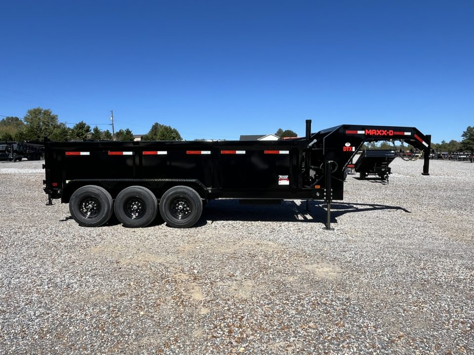 New 2027 MAXXD 83"X16' 21K Telescopic Gooseneck Dump Trailer