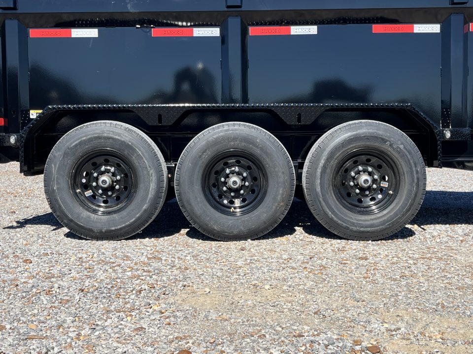New 2027 MAXXD 83"X16' 21K Telescopic Gooseneck Dump Trailer