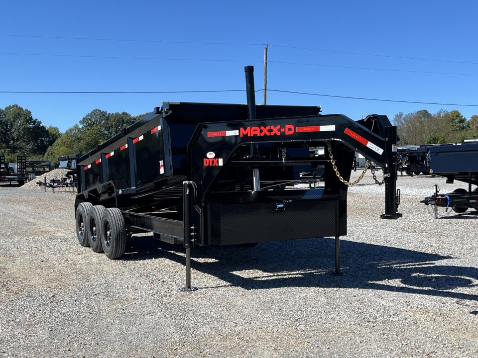 New 2027 MAXXD 83"X16' 21K Telescopic Gooseneck Dump Trailer