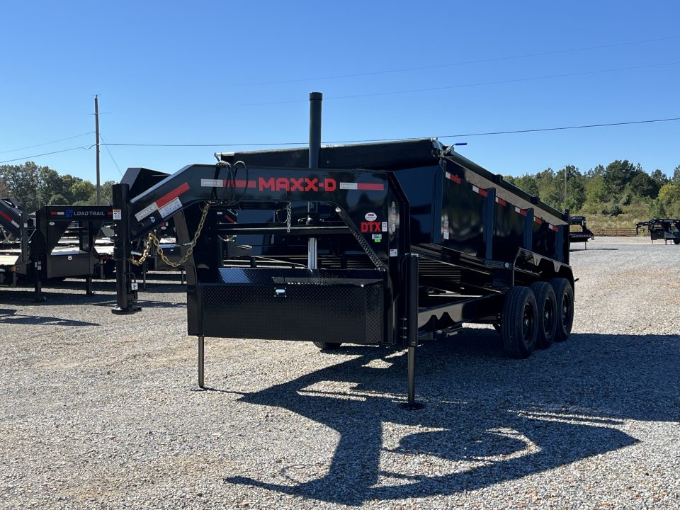 New 2027 MAXXD 83"X16' 21K Telescopic Gooseneck Dump Trailer