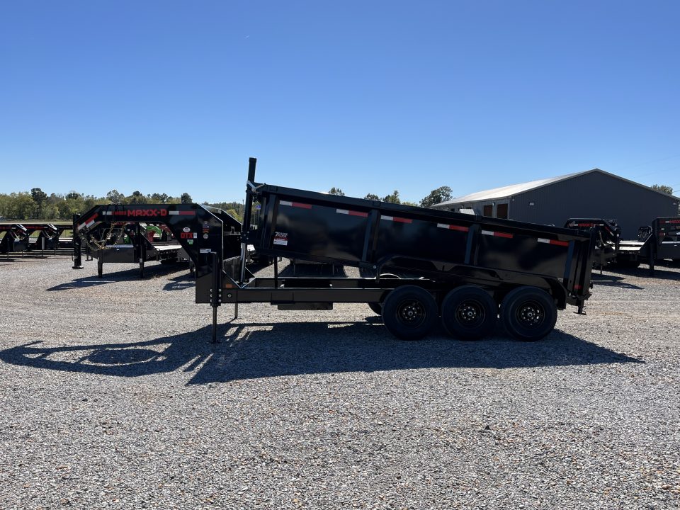 New 2027 MAXXD 83"X16' 21K Telescopic Gooseneck Dump Trailer
