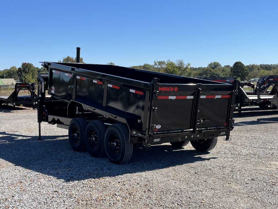 New 2027 MAXXD 83"X16' 21K Telescopic Gooseneck Dump Trailer