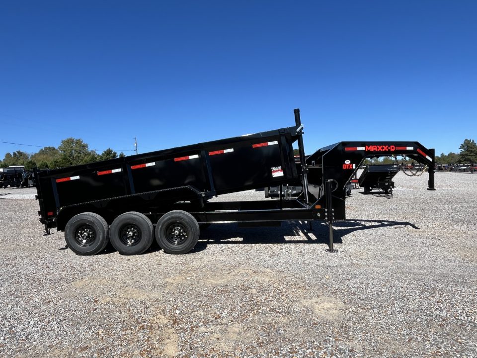 New 2027 MAXXD 83"X16' 21K Telescopic Gooseneck Dump Trailer