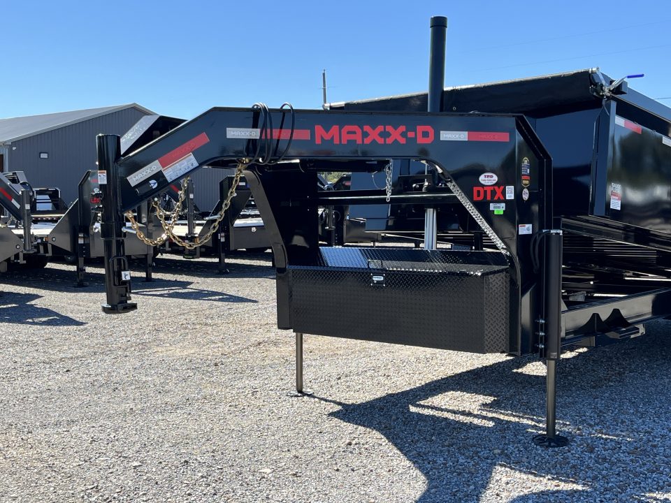 New 2027 MAXXD 83"X16' 21K Telescopic Gooseneck Dump Trailer