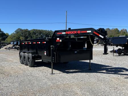 New 2027 MAXXD 83"X16' 21K Telescopic Gooseneck Dump Trailer
