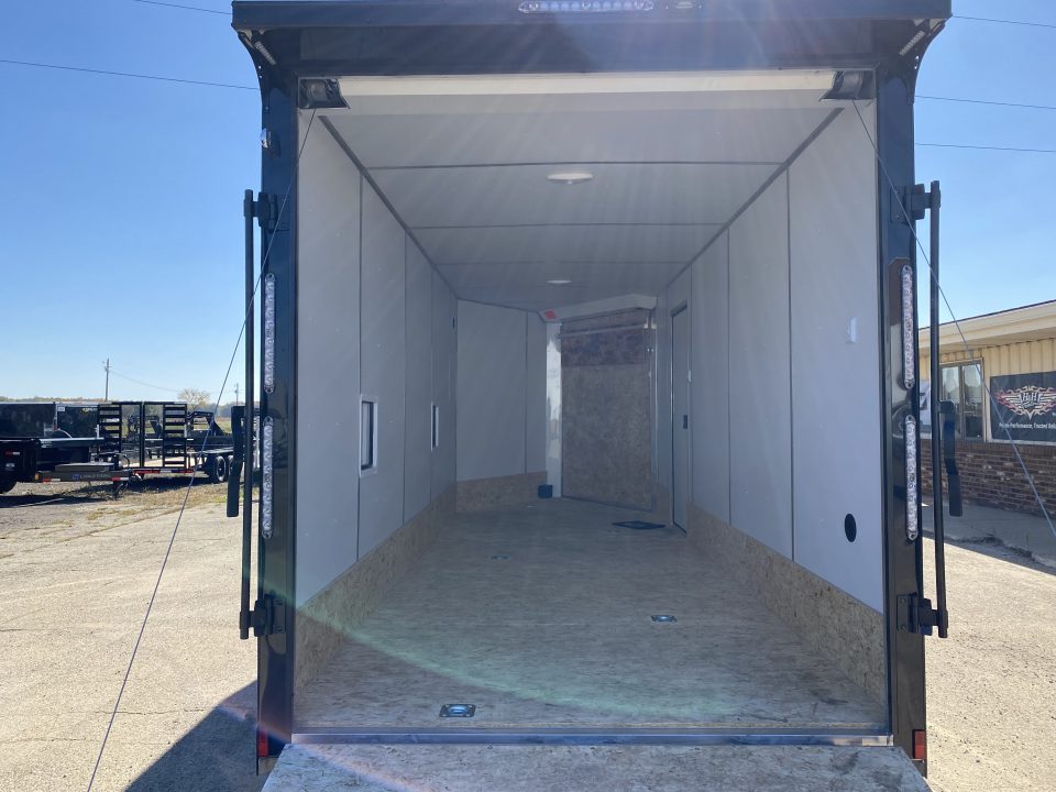 New 2027 Lightning Trailers 7X23 W/7Ft Interior 3-Place Snowmobile Trailer