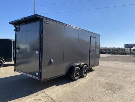 New 2027 Lightning Trailers 7X23 W/7Ft Interior 3-Place Snowmobile Trailer