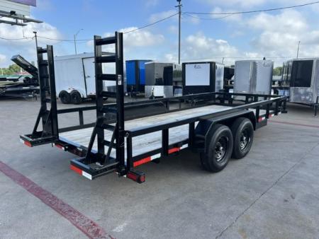 New 2027 Top Hat Trailers HT14-18'X83"-14E-F Equipment Trailer