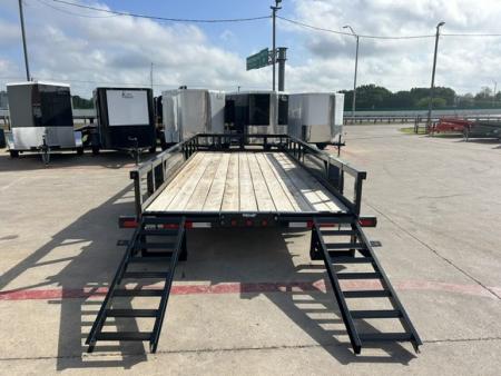 New 2027 Top Hat Trailers HT14-18'X83"-14E-F Equipment Trailer