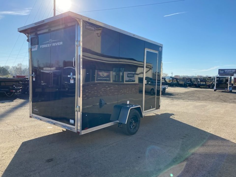 New 2027 Lightning Trailers 7x17 Aluminum 2-Place 3k Snowmobile Trailer