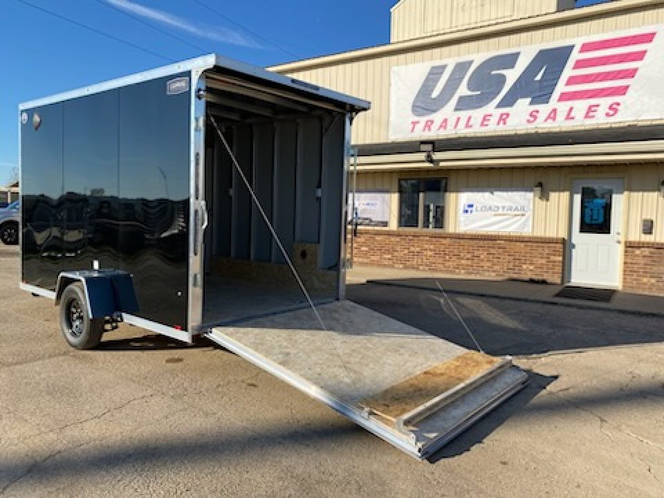 New 2027 Lightning Trailers 7x17 Aluminum 2-Place 3k Snowmobile Trailer