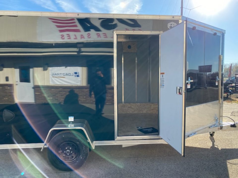 New 2027 Lightning Trailers 7x17 Aluminum 2-Place 3k Snowmobile Trailer