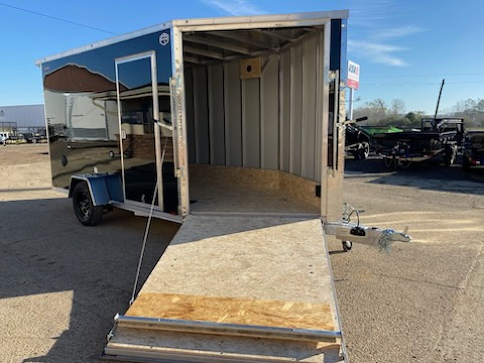 New 2027 Lightning Trailers 7x17 Aluminum 2-Place 3k Snowmobile Trailer