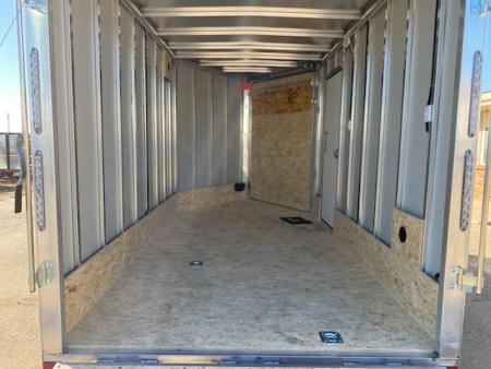 New 2027 Lightning Trailers 7x17 Aluminum 2-Place 3k Snowmobile Trailer