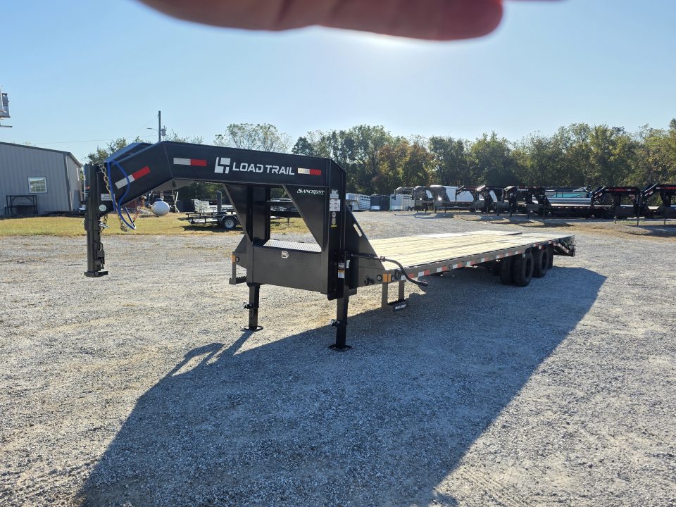 New 2027 Load Trail 102 x 32 TANDEM DUAL LOW PRO GN W/ 5' DOVE/ MAX RAMPS
