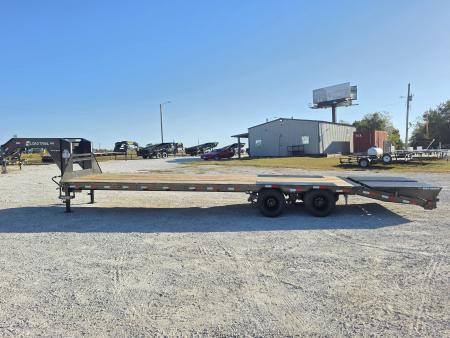 New 2027 Load Trail 102 x 32 TANDEM DUAL LOW PRO GN W/ 5' DOVE/ MAX RAMPS