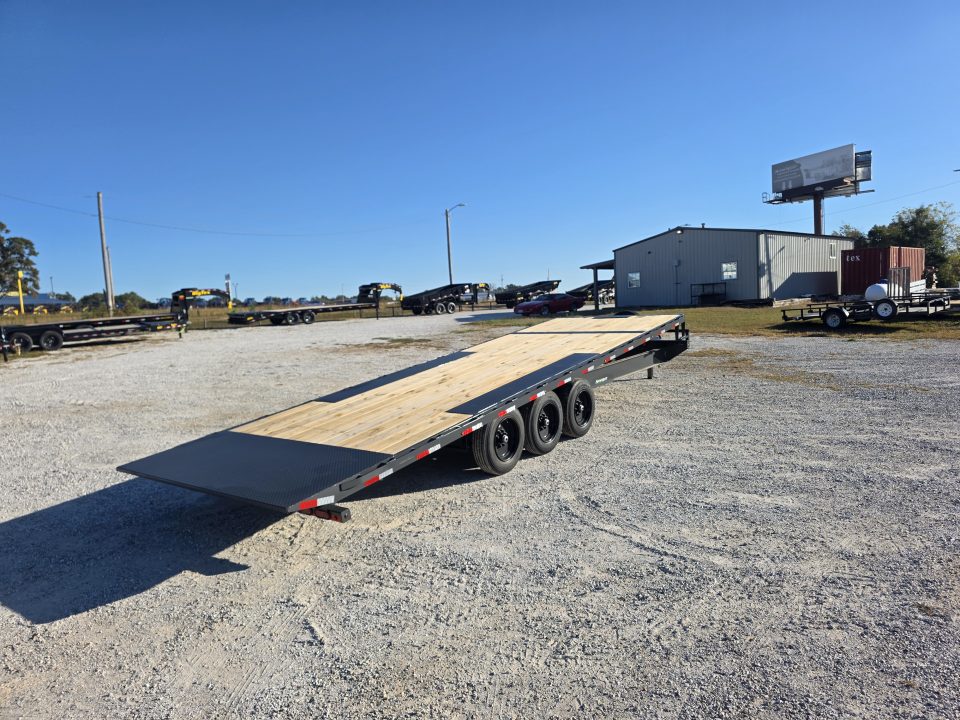 New 2027 Lamar Trailers TRIPLE DECK OVER POWER TILT W/ TUFF WIRELESS/ RUB RAIL