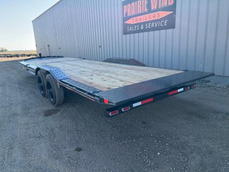 New 2027 Diamond C Trailers 24' Tiltbed Drive Over Fenders HXD Tilt Trailer