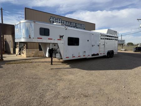 Used 2012 Exiss Trailers STC830LQ Stock / Stock Combo Trailer