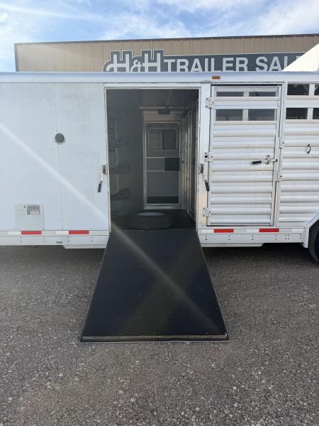 Used 2012 Exiss Trailers STC830LQ Stock / Stock Combo Trailer