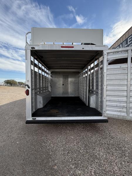 Used 2012 Exiss Trailers STC830LQ Stock / Stock Combo Trailer