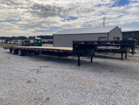 New 2027 Diamond C Trailers 102x53 TANDEM 40K STEP DECK HYDROTAIL W/ STEEL RUNNERS, HYDROJACKS, AIR RIDE, FRONT LIFT AXLE & WIRELESS REMOTE Flatbed Trailer