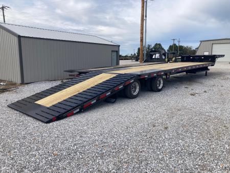 New 2027 Diamond C Trailers 102x53 TANDEM 40K STEP DECK HYDROTAIL W/ STEEL RUNNERS, HYDROJACKS, AIR RIDE, FRONT LIFT AXLE & WIRELESS REMOTE Flatbed Trailer