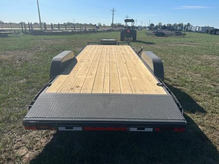 New 2027 Lamar 83x22 Tandem 10K Carhauler w/ Slide In Ramps & Toolbox