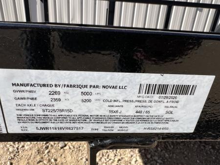 New 2027 H&H Trailers 14' 5K RS8214-050 Utility Trailer